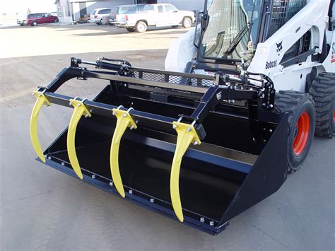 case skid steer grapple attachment|grapples for skid steer loaders.